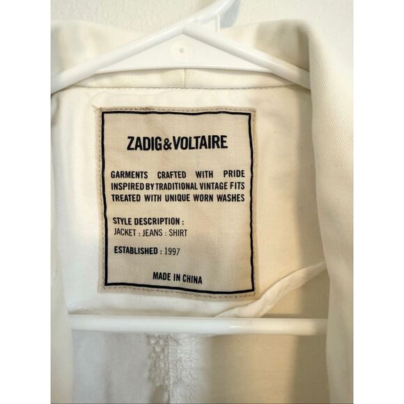 Zadig & Voltaire Very Grunge Utility Jacket - Picture 4 of 5
